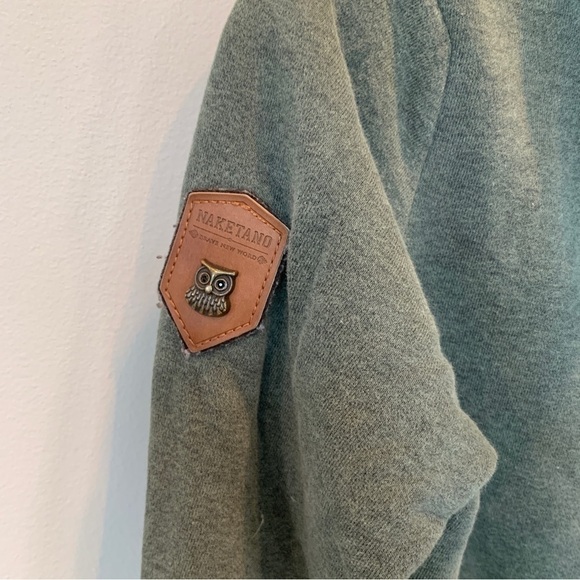 Naketano Green Hoodie Size S - Picture 7 of 12